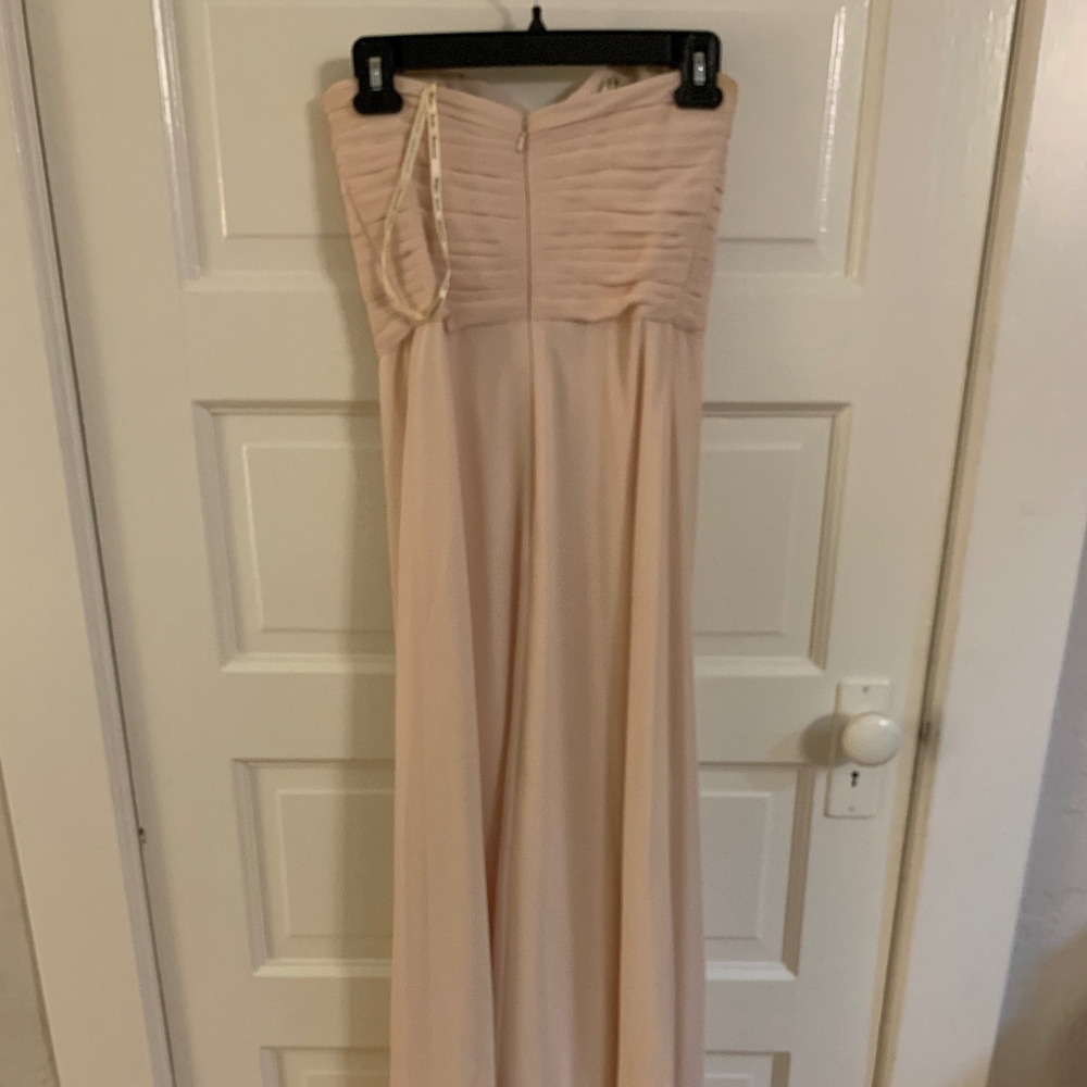 Monique Lhullier Bridesmaid Dress Blush Size 4